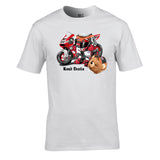 Road Devils Racer Bear Unisex Cotton Tshirt