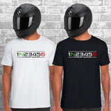 1N23456 Gear Shift Unisex Cotton Tshirt