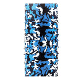 Blue Woodland Camo Multipurpose Biker Neck Tube