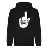 Awesome Biker Premium Unisex Pullover Hoodie
