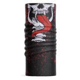 Skull & Tongue Multipurpose Biker Neck Tube