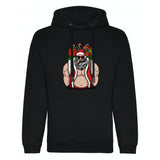 Beefy Biker Santa Premium Unisex Pullover Hoodie