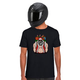 Beefy Biker Santa Unisex Cotton Tshirt