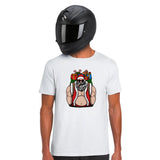 Beefy Biker Santa Unisex Cotton Tshirt