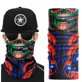 Confederate Skull Multipurpose Biker Neck Tube