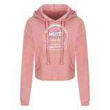 Worlds Largest Female Biker Meet Motorcycle Ladies Crop Hoodie