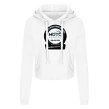 Worlds Largest Female Biker Meet Motorcycle Ladies Crop Hoodie