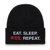 Eat Sleep Ride Repeat Unisex One Size Fits All Beanie