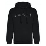 Motorcycle Heartbeat Premium Unisex Pullover Hoodie