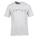 Motorcycle Heartbeat Unisex Cotton Tshirt