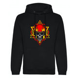 Sacred Flaming Skull Premium Unisex Pullover Hoodie