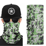 Green Woodland Camo Multipurpose Biker Neck Tube