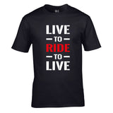 Live To Ride To Live Unisex Cotton Tshirt