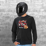 Road Devils Racer Bear Unisex Cotton Long Sleeve Tshirt