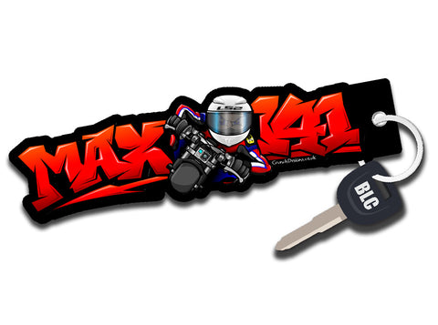 MAX 141 Motorcycle Key Tag