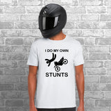 I Do My Own Stunts Unisex Cotton Tshirt