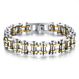 Motorcycle Polished Chain Bracelet