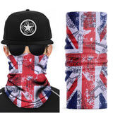 Weathered Union Jack Multipurpose Biker Neck Tube