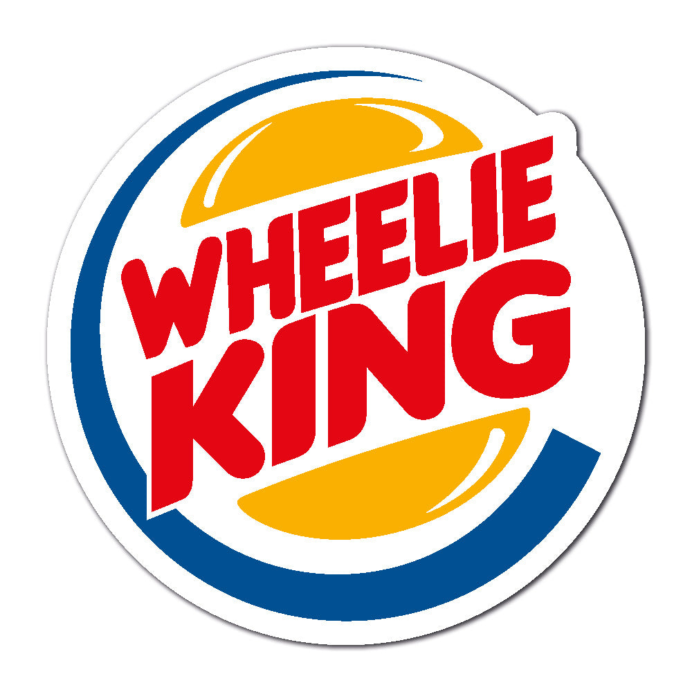 Wheelie King Sticker Available in 3 sizes Bike Life Clothing