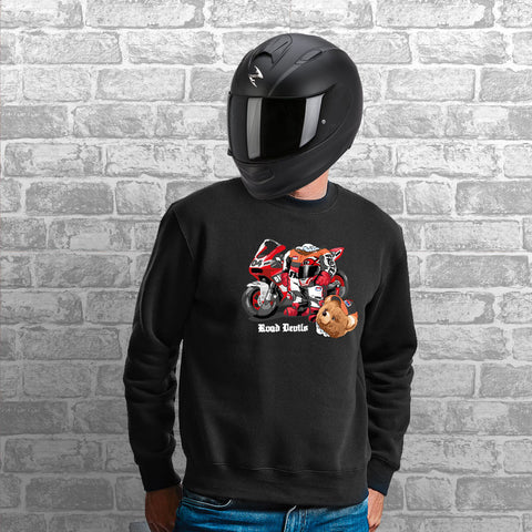 Road Devils Racer Bear Unisex Sweatshirt