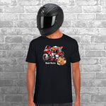 Road Devils Racer Bear Unisex Cotton Tshirt