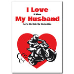 I Love My Husband Greeting Card