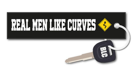 Real Men Like Curves Key Tag