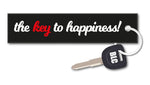 Key To Happiness Key Tag