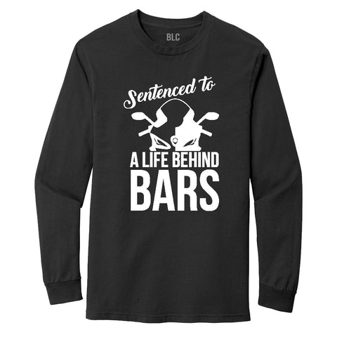 Sentenced to a Life Behind Bars Unisex Cotton Long Sleeve Tshirt