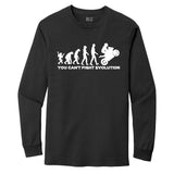 You Can't Fight Evolution Unisex Cotton Long Sleeve Tshirt
