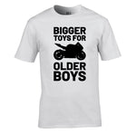 Bigger Toys for Older Boys Unisex Cotton Tshirt
