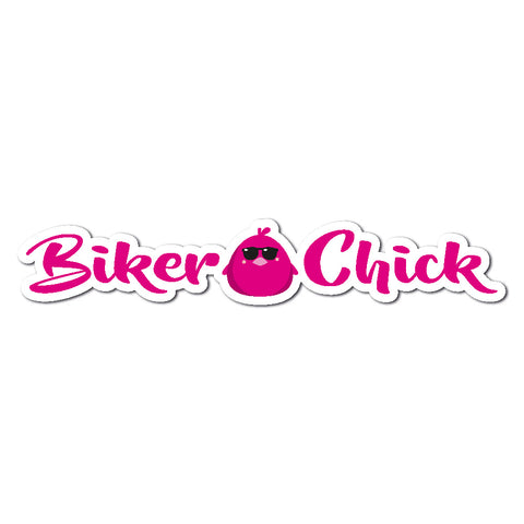 Biker Chick Sticker - Available in 3 sizes