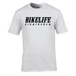 Bikelife Birmingham Text Unisex Cotton Tshirt