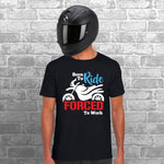 Born To Ride Forced To Work Unisex Cotton Tshirt