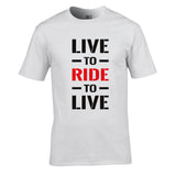 Live To Ride To Live Unisex Cotton Tshirt