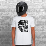 Stay Wild and Free Unisex Cotton Tshirt